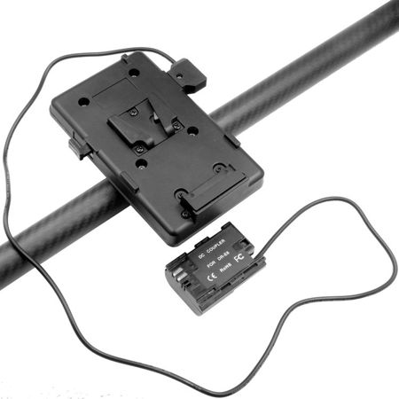 GyroVu V-Mount Battery Carbon Fiber Mount and D-Tap to LP6 Adapter Cable