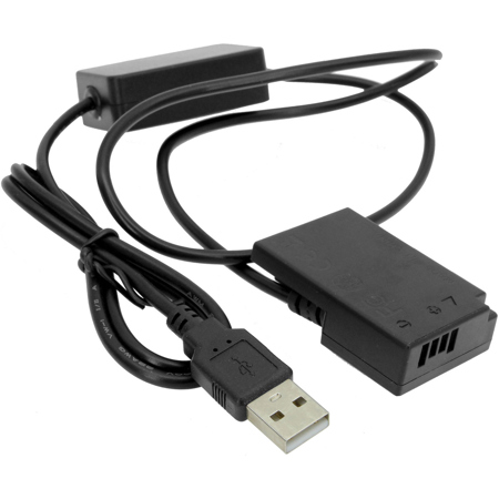 GyroVu 40" USB to Canon LP-E17 Intelligent Dummy Battery Adapter Cable