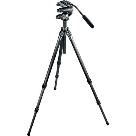 Gitzo GK2500LVLQR 3-section Carbon Fiber Tripod w/QR Video Head