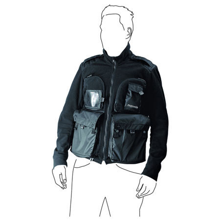 Gitzo GA140XXL Fleece Waterproof Jacket, XXL, Black