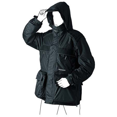 Gitzo Four Season Waterproof Hooded Jacket, Extra Large (XL). for Professional Photographers - Black