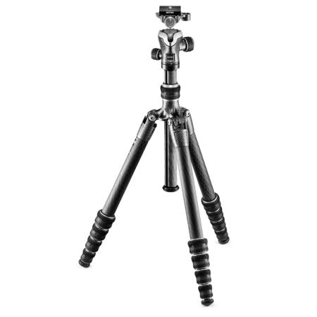 Gitzo GK1555T-82TQD Series 1 Traveler Tripod-5 Section- with GH1382TQD Ball Head