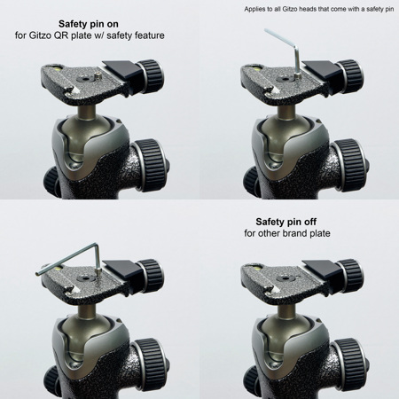Gitzo GT1555T Traveler Series 1 5-Sec CF Tripod w/GH1382TQD Center