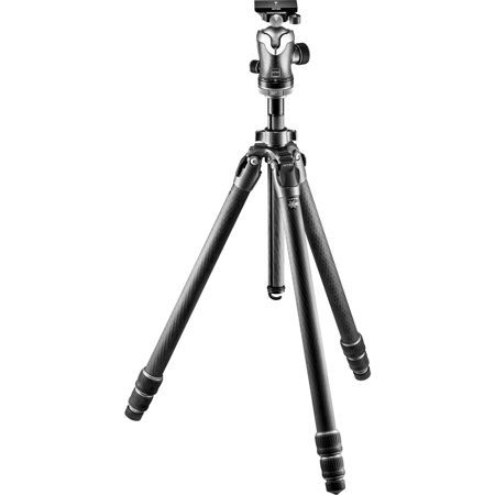 Gitzo Mountaineer Series 3 GT3532 Carbon Fiber Tripod with GH3382QD Center Ball Head, 68.9" Maximum Height