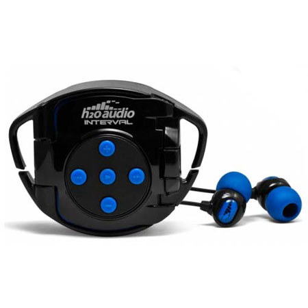 H2O Audio INT4-BK Interval 4G Waterproof Headphone System