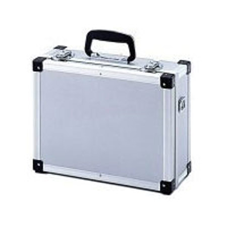 Hakuba Aluminum Attache M, Medium Size Case with Adjustable, Closed Cell Dividers, (13.75" x 4.25" x 10.25" Inner Dimensions)
