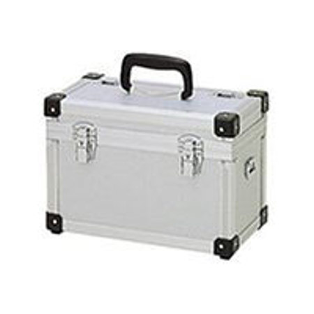 Hakuba AS-L Large Aluminum Case with Padded Divider Interior, 13.75" x 8.75x7" Inner Dimensions.