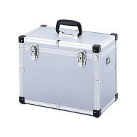 Hakuba AS-LL, Extra Large Aluminum Case with Padded Divider Interior, 15.5" x 11.5" x 8.75" Inner Dimensions.