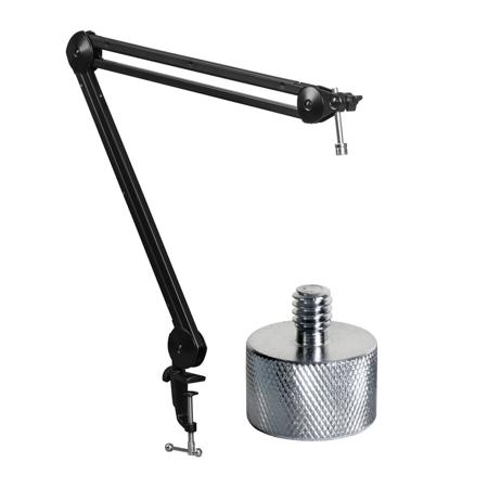 H&A Broadcast Arm with Internal Springs - With On-Stage MA125 5/8"-27 Female to 1/4"-20 Adapter