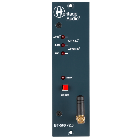 Heritage Audio BT-500 v2.0 500-Series Bluetooth Streaming Module