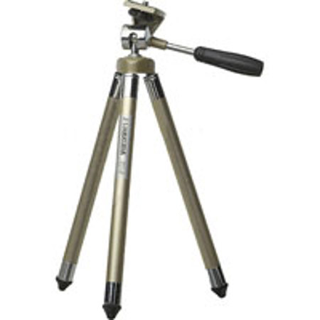Hakuba Cmpct 8-Sec Tripod w/3-way Panhead,Champagn Gold