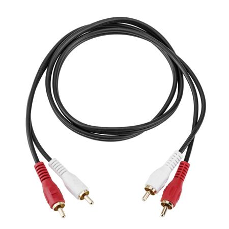 2 RCA Plug Male to Male Stereo Audio Cable