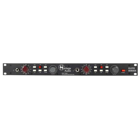 Heritage Audio Elite Series HA-73X2 Dual-Channel 1RU Full Rack Microphone Preamplifier