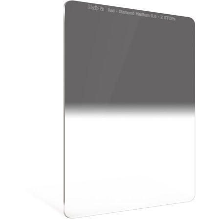 Haida Red-Diamond Medium-Edge Graduated ND 100x150mm Filter, 0.6/4x Density