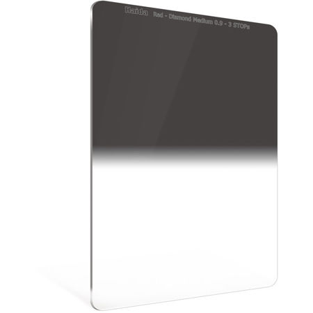 Haida Red-Diamond Medium-Edge Graduated ND 100x150mm Filter, 0.9/8x Density