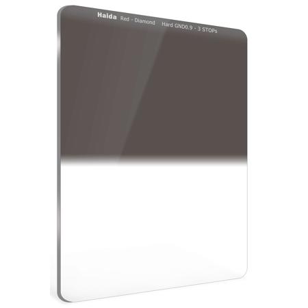 Haida Red Diamond 75x100mm 0.9 3-Stop Hard Edge Graduated Neutral Density Filter