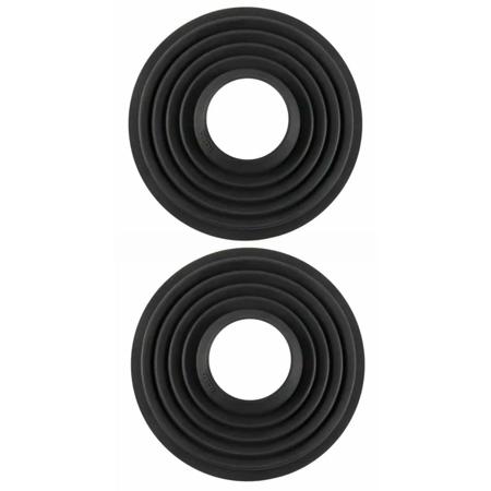 Haida Silicone Lens Hood for 50 to 70mm Diameter Lens, Black, 2-Pack