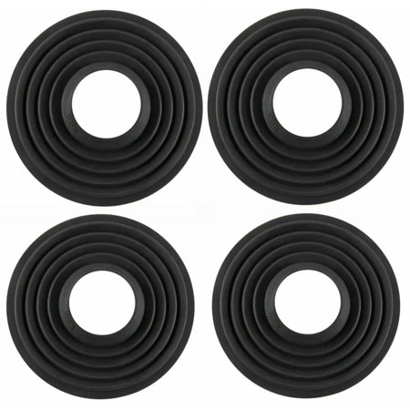 Haida Silicone Lens Hood, Black, 4-Pack
