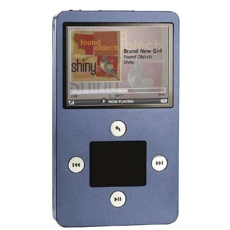 Haier H1A030S 30GB ibiza Rhapsody, Wifi Hard Drive Media Player with 2.5" Diagonal LCD, Blue