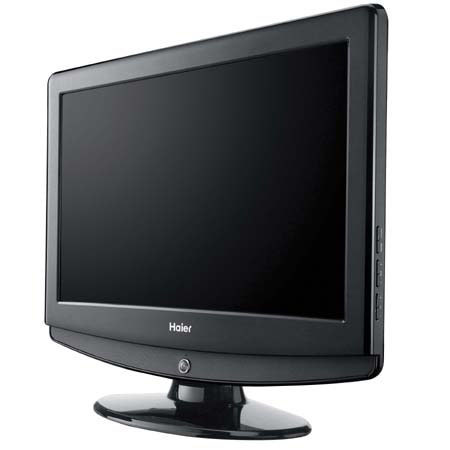 Haier HL22T 22" T-Series HD LCD Television, 1680 x 1050 Resolution, HDMI Input, Integrated ATSC/NTSC QAM Tuner, Black
