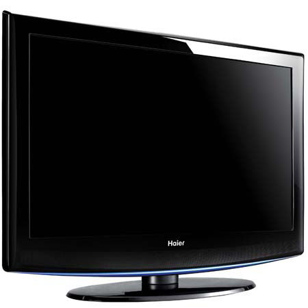 Haier HL32R 32" HD LCD Television, 1366 x 768 Resolution, HDMI Input, Integrated ATSC/NTSC QAM Tuner, Black