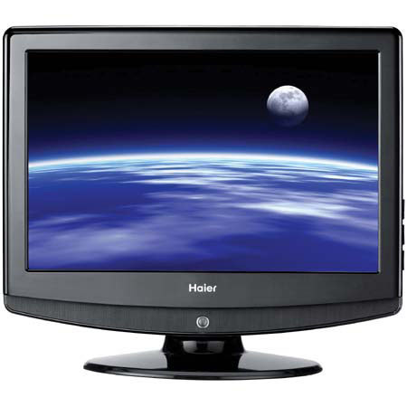 Haier HLC15T 15" T Series HD LCD Television / DVD Player Combo, 1280 x 800 Resolution, HDMI Input, Integrated ATSC / NTSC QAM Tuner, Black