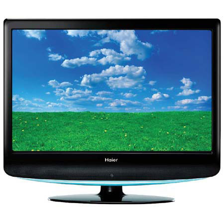 Haier HL19R 19" HD LCD Television, 1440 x 900 Resolution, HDMI Input, Integrated ATSC/NTSC QAM Tuner, Black