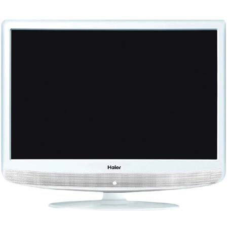 Haier HL19RW 19" HD LCD Television, 1440 x 900 Resolution, HDMI Input, Integrated ATSC/NTSC QAM Tuner, White