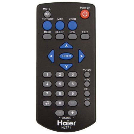Haier HLT71 Portable 7" Color TFT LCD Screen Television, 1440 x 234 Resolution, Built-In ATSC/NTSC Tuner