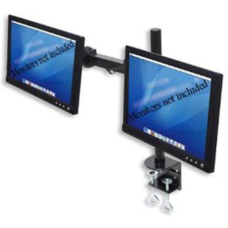 Halter 27 Dual LCD Monitor Desk Clamp, 32lbs Capacity