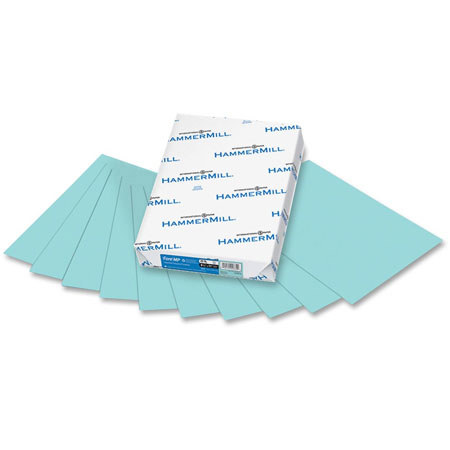 Hammermill Fore MP Recycled Colored Paper, 8.5x11", 5000 Sheets/Case, Turquoise