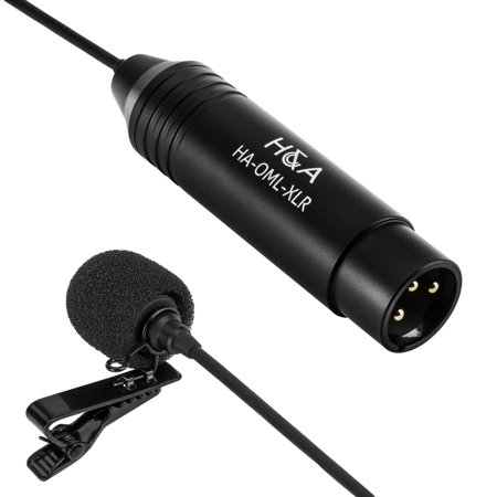 H A Versa Pro Field and Studio Monitor Headphones with Lavalier