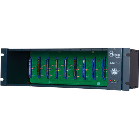 Heritage Audio 10 Slot Rack with OST Enclosure for 500 Series Modules