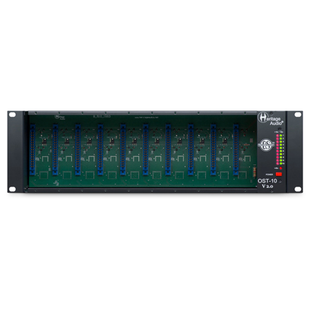 Heritage Audio OST-10 v2.0 500 Series 10-Slot Rack with OS Tech Technology
