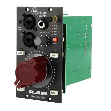 Heritage Audio RAM System 500 Series Monitoring Module