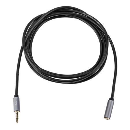 H&A Stereo Mini Male to Stereo Mini Female Headset Extension Cable 6'