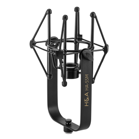 H&A Microphone Suspension Shockmount (Black Matte)