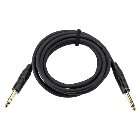 H&A PlatPro 10' TRS 1/4" Male - 1/4" Male Interconnect Cable W Rean Connectors