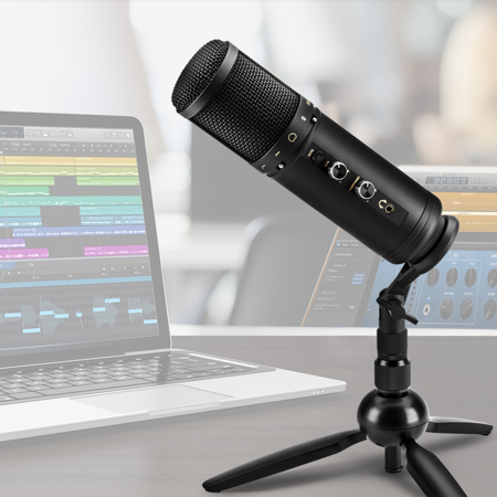 H&A USB Microphone For Podcasting and Studio Recording