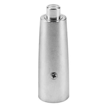 H&A RCA Phono Female to 3-Pin XLR Male Barrel Adapter