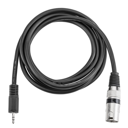 H&A 1/8" Male Mini-Jack to XLR Male Cable 6'