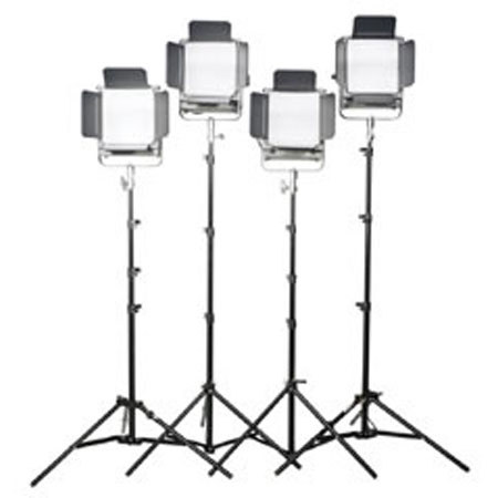 Hamilton Buhl Deluxe 4 Unit 70 Watt Location HID Lighting Kit with Stands