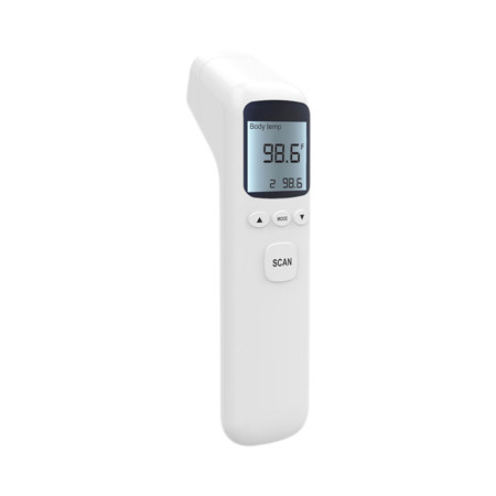 Hamilton Buhl ET03 Non-Contact Multimode Infrared Forehead Thermometer, White
