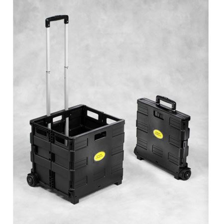 Hamilton Buhl Portable Crate with Extendable Handle