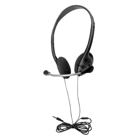 Hamilton Buhl Personal Headsets with Steel-Reinforced Mic, TRRS Plug, 160-Pack