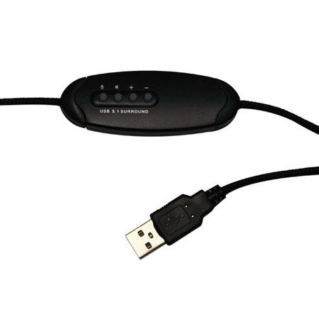 Hamilton Buhl HB-S1USBM Soundscape USB Headset with Mic and 5.1 Surround