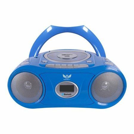 Hamilton Buhl 6 Station Bluetooth/CD/Cassette/FM Listening Center, Headsets