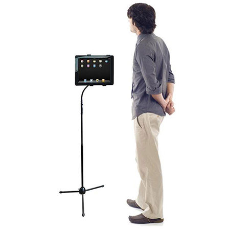 Hamilton Buhl ISD-FS2 Tablet Floor Stand, Goose Neck, Height Adjustable