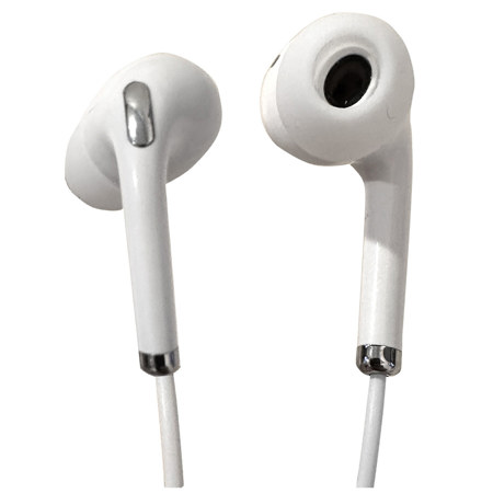 Hamilton Buhl USB-C Wired Earbuds, White, 100-Pack
