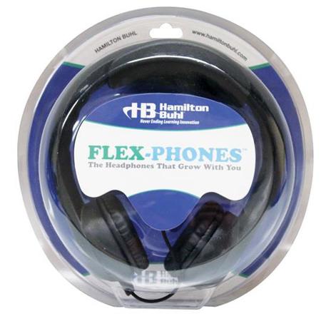 Hamilton Buhl Flex-Phones Foam Headphones, Black